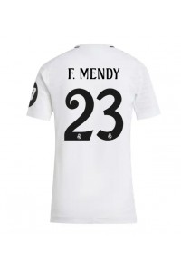 Real Madrid Ferland Mendy #23 Jalkapallovaatteet Naisten Kotipaita 2024-25 Lyhythihainen